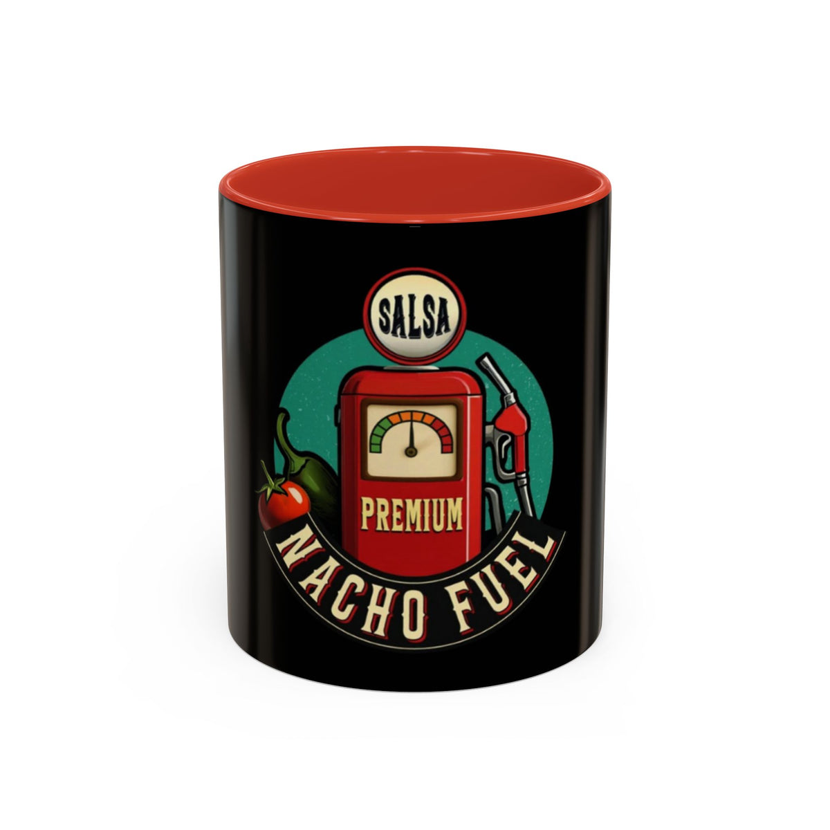 Vintage Nacho Fuel Coffee Mug - Fun Gift for Salsa Lovers, Unique Kitchen Decor, Retro Style Drinkware, Perfect for Parties, Collectibles