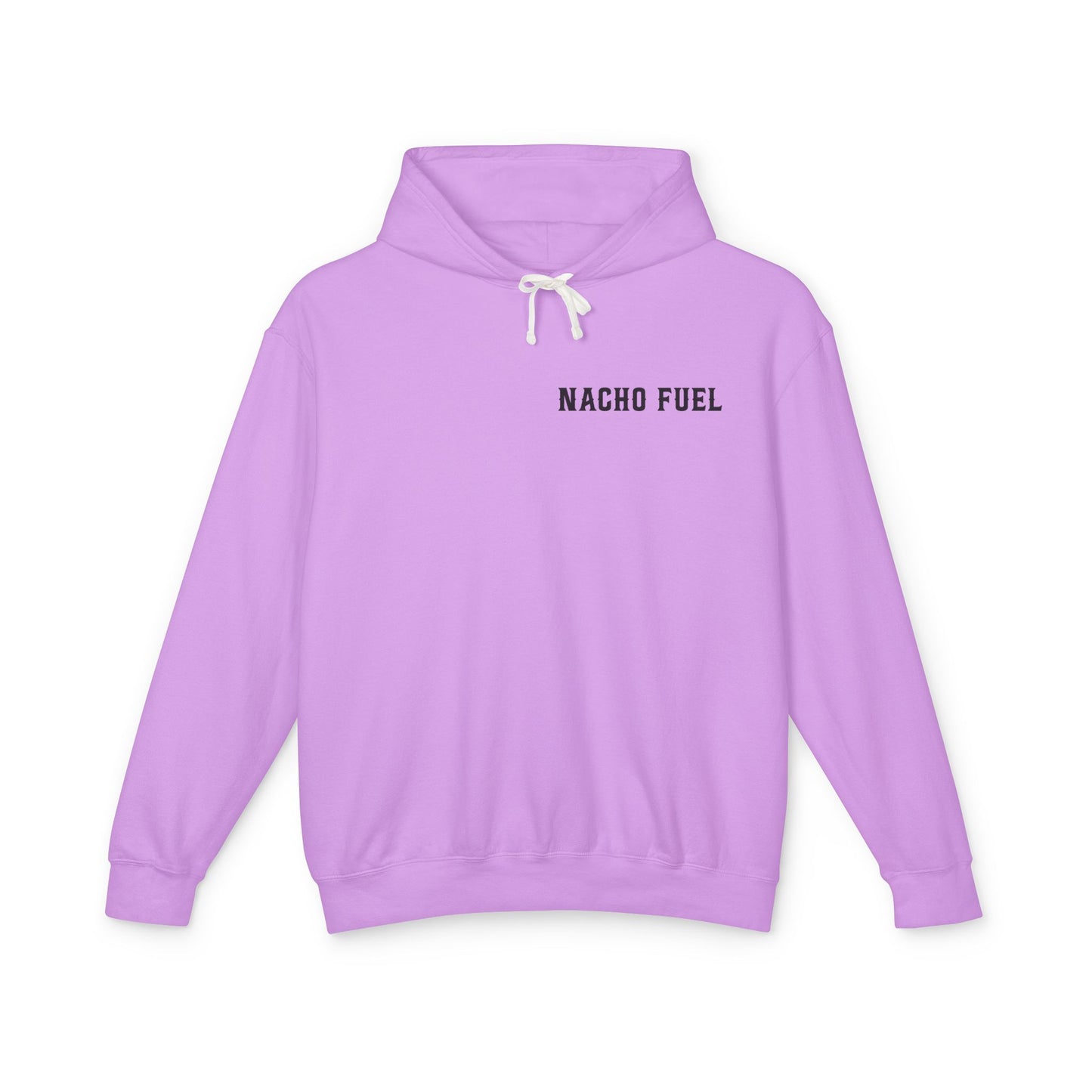 Nacho Fuel Unisex Lightweight Hooded Sweatshirt, Fun Foodie Apparel, Casual Wear, Gift for Food Lovers, Festival Outfit
