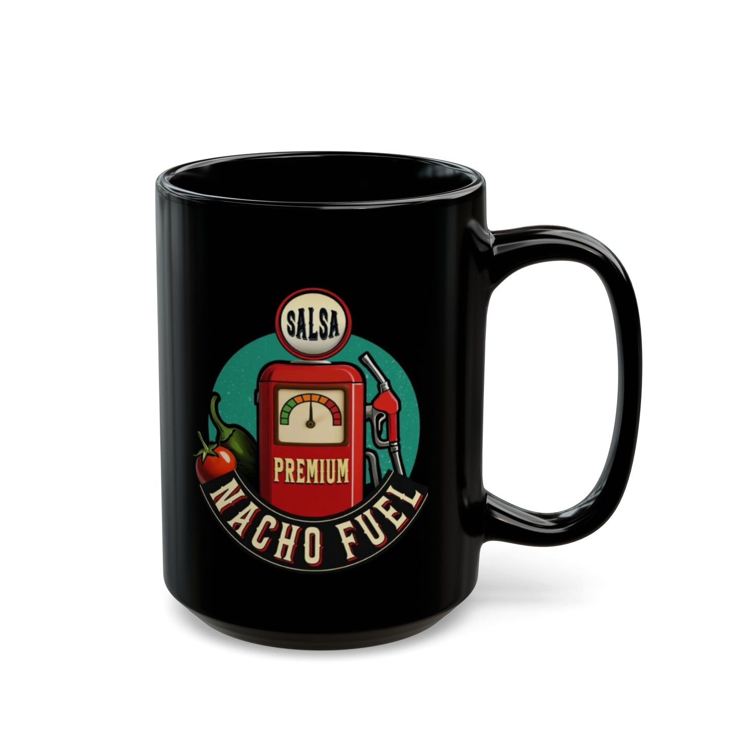Nacho Fuel Mug - Perfect for Salsa Lovers, Funny Kitchen Gift, Coffee Lover's Mug, Funny Office Mug, Unique Drinkware
