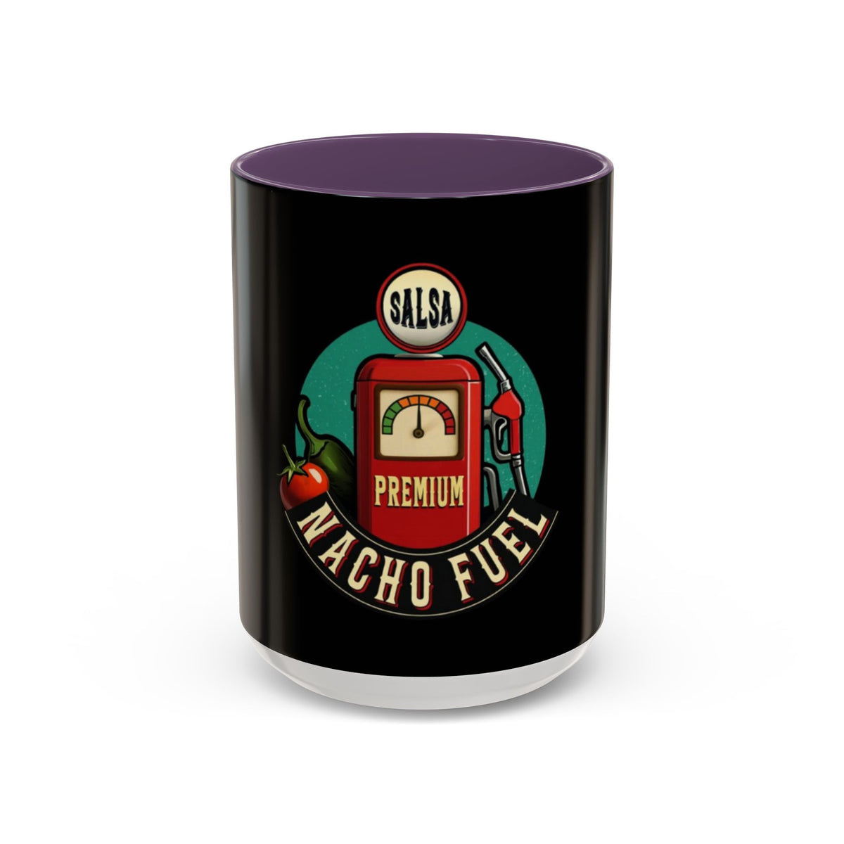 Vintage Nacho Fuel Coffee Mug - Fun Gift for Salsa Lovers, Unique Kitchen Decor, Retro Style Drinkware, Perfect for Parties, Collectibles