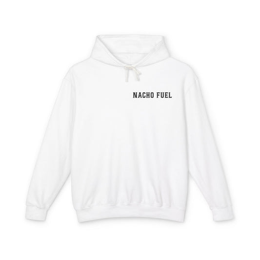 Nacho Fuel Unisex Lightweight Hooded Sweatshirt, Fun Foodie Apparel, Casual Wear, Gift for Food Lovers, Festival Outfit