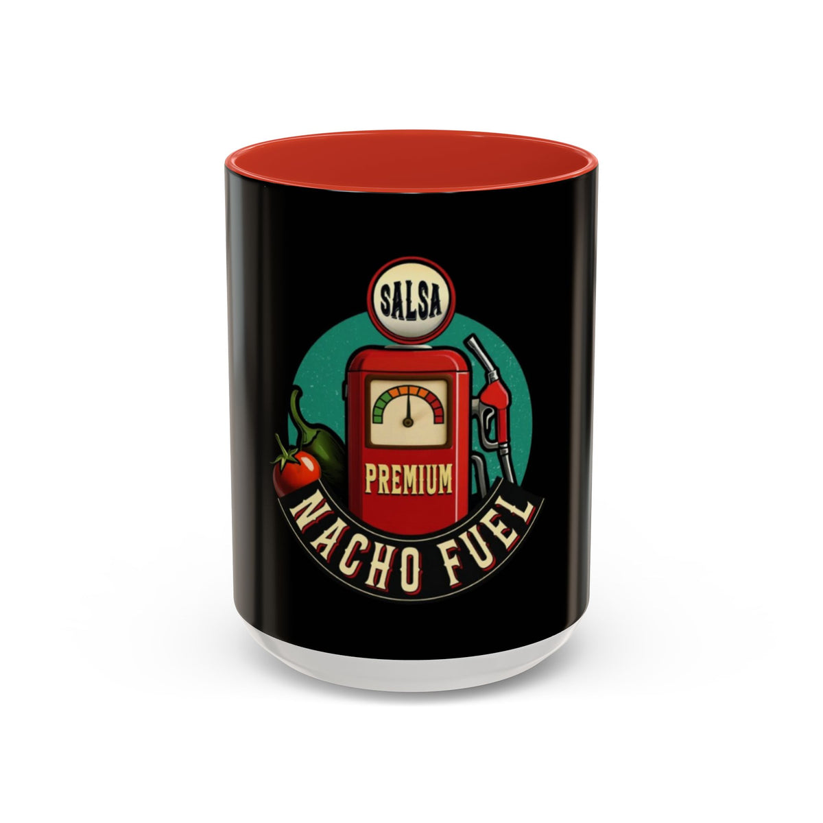 Vintage Nacho Fuel Coffee Mug - Fun Gift for Salsa Lovers, Unique Kitchen Decor, Retro Style Drinkware, Perfect for Parties, Collectibles