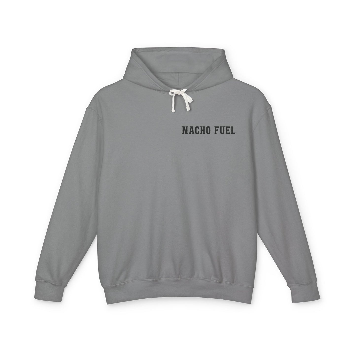 Nacho Fuel Unisex Lightweight Hooded Sweatshirt, Fun Foodie Apparel, Casual Wear, Gift for Food Lovers, Festival Outfit