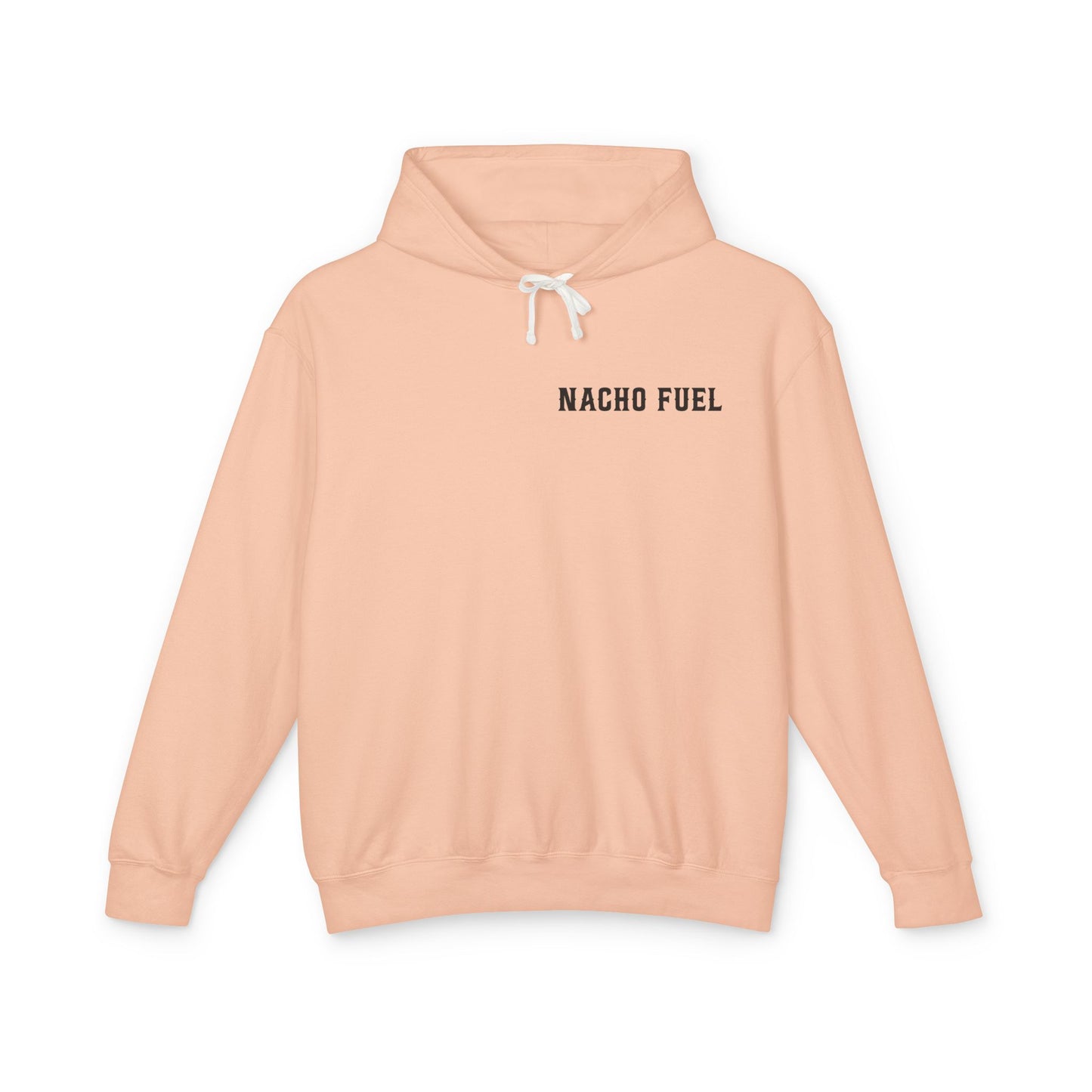 Nacho Fuel Unisex Lightweight Hooded Sweatshirt, Fun Foodie Apparel, Casual Wear, Gift for Food Lovers, Festival Outfit