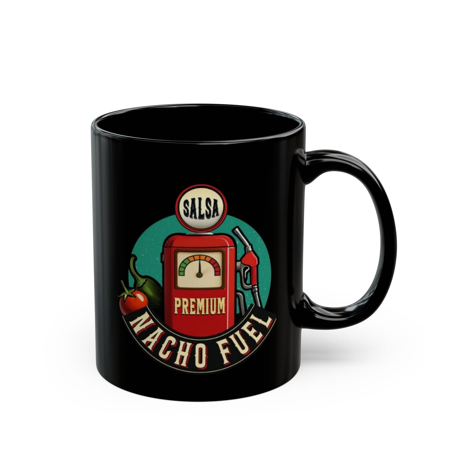 Nacho Fuel Mug - Perfect for Salsa Lovers, Funny Kitchen Gift, Coffee Lover's Mug, Funny Office Mug, Unique Drinkware