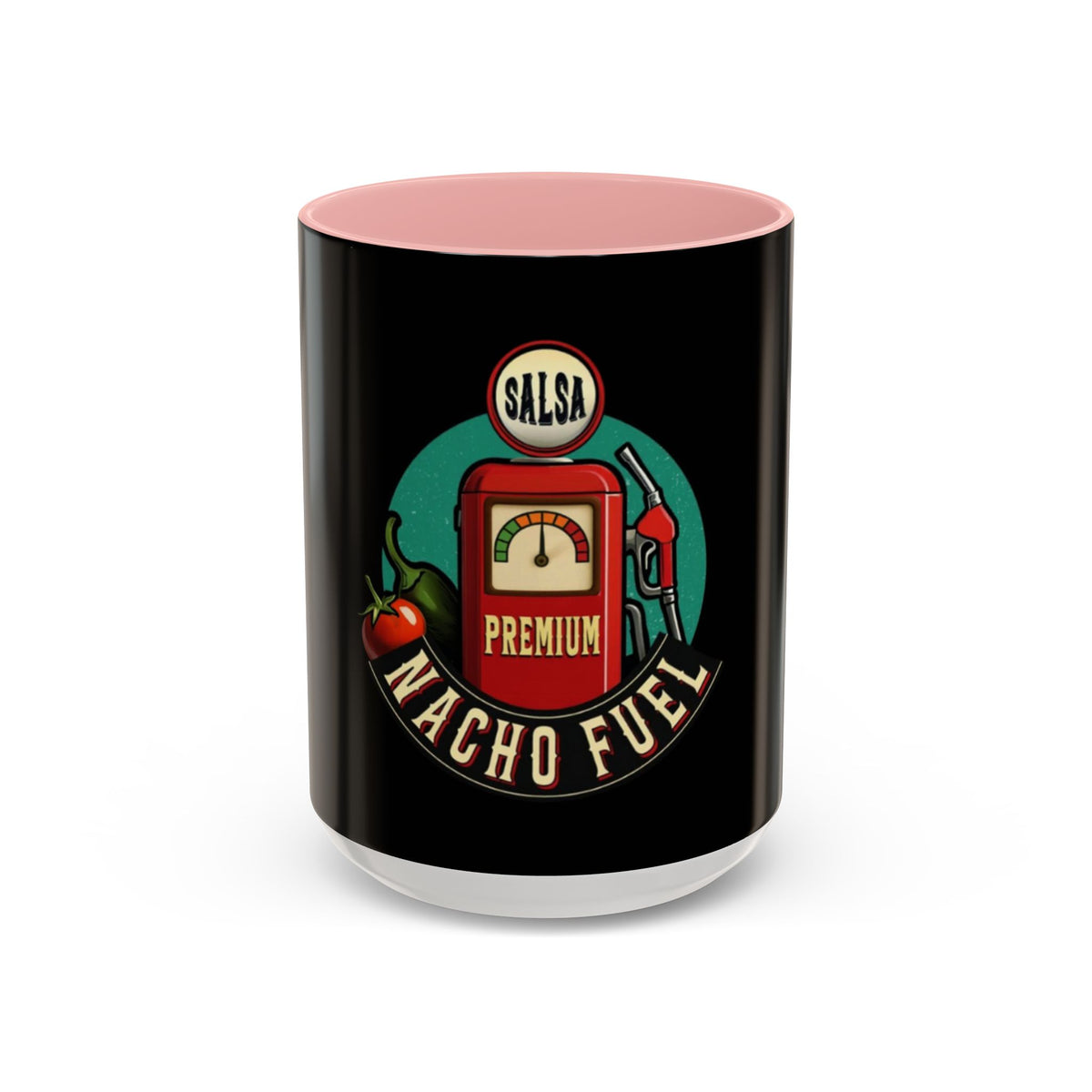Vintage Nacho Fuel Coffee Mug - Fun Gift for Salsa Lovers, Unique Kitchen Decor, Retro Style Drinkware, Perfect for Parties, Collectibles