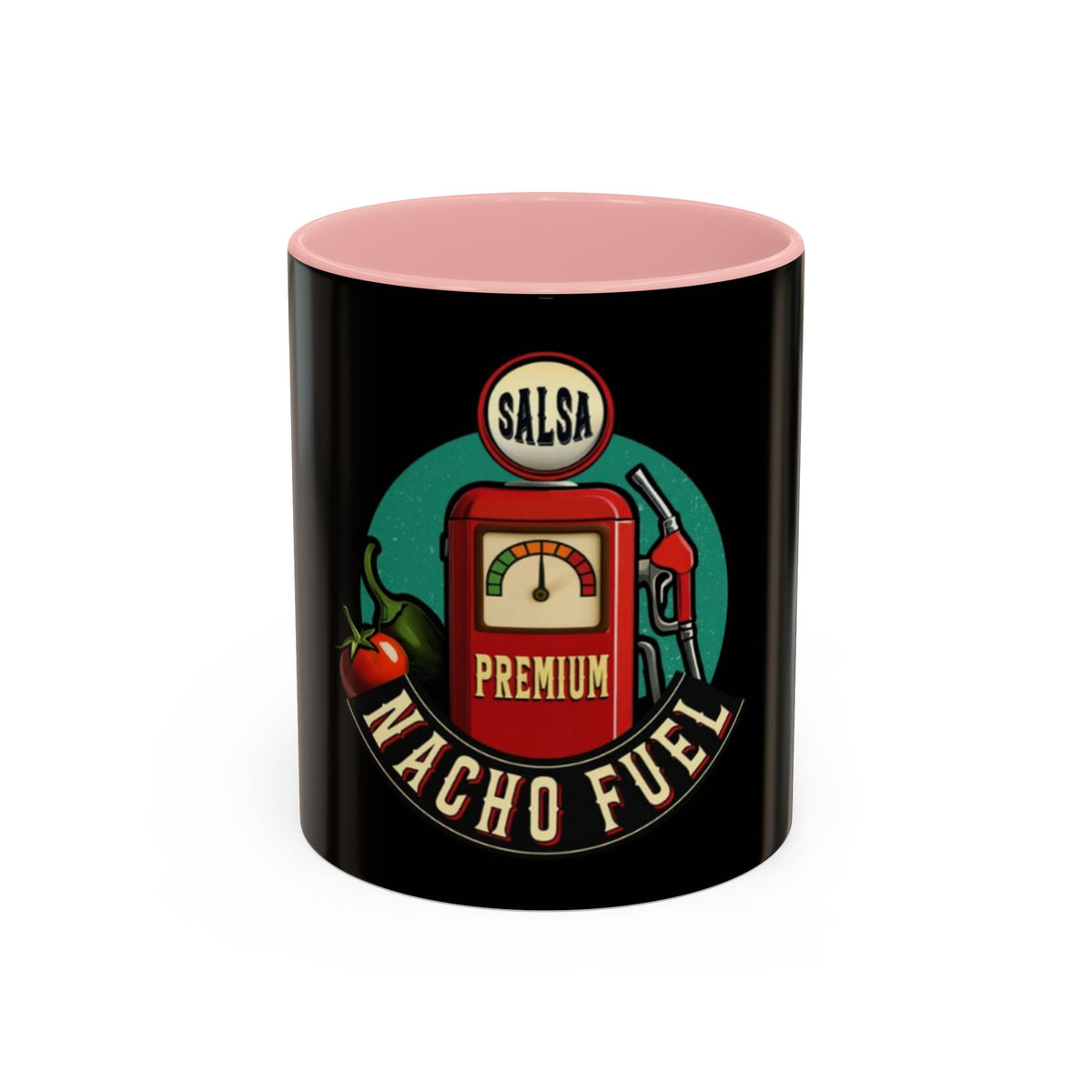 Vintage Nacho Fuel Coffee Mug - Fun Gift for Salsa Lovers, Unique Kitchen Decor, Retro Style Drinkware, Perfect for Parties, Collectibles
