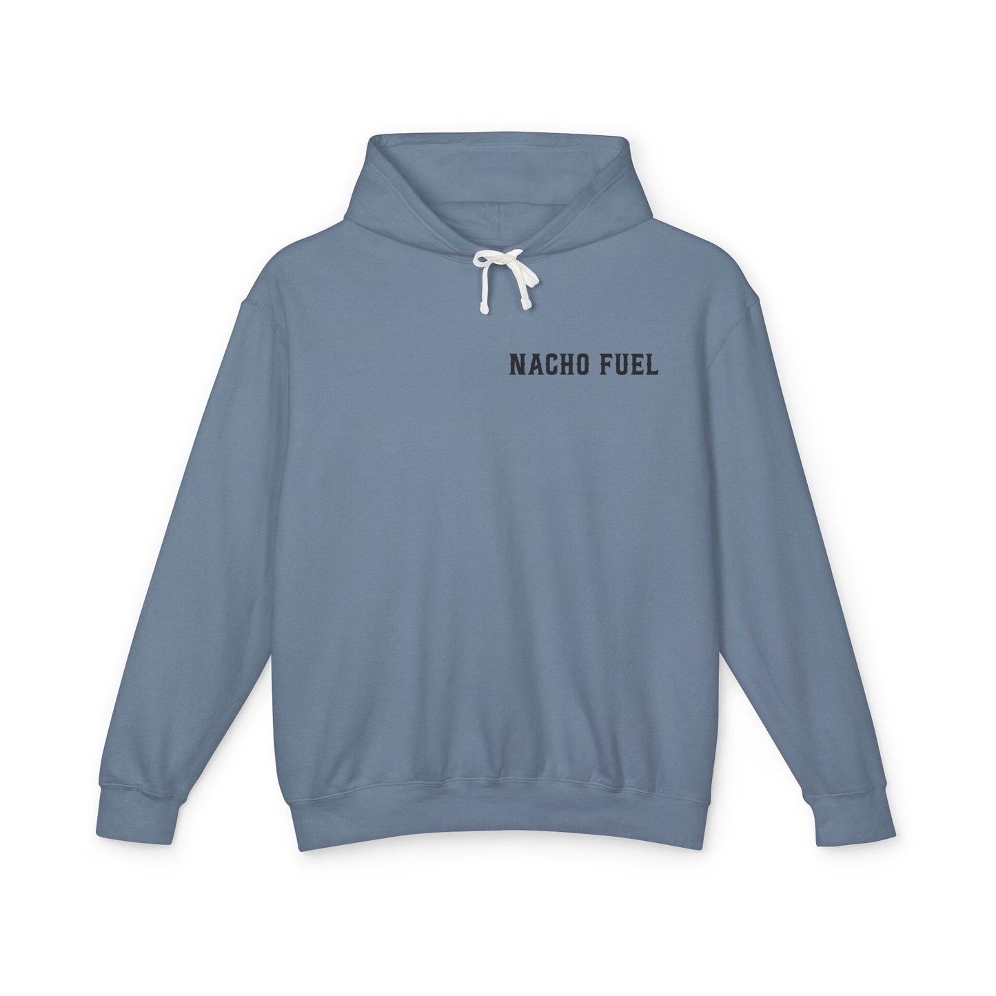 Nacho Fuel Unisex Lightweight Hooded Sweatshirt, Fun Foodie Apparel, Casual Wear, Gift for Food Lovers, Festival Outfit